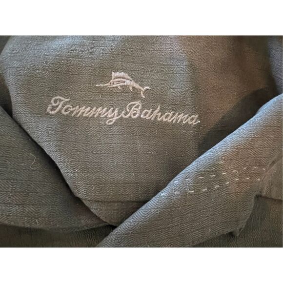 Tommy Bahama Men's Silk Blend Size XXL Short Sleeve Black - Picture 3 of 5